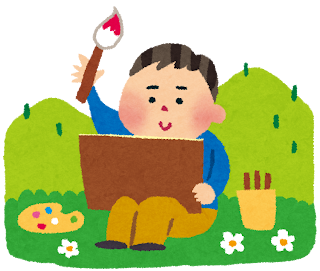イラストを描く人のイラスト